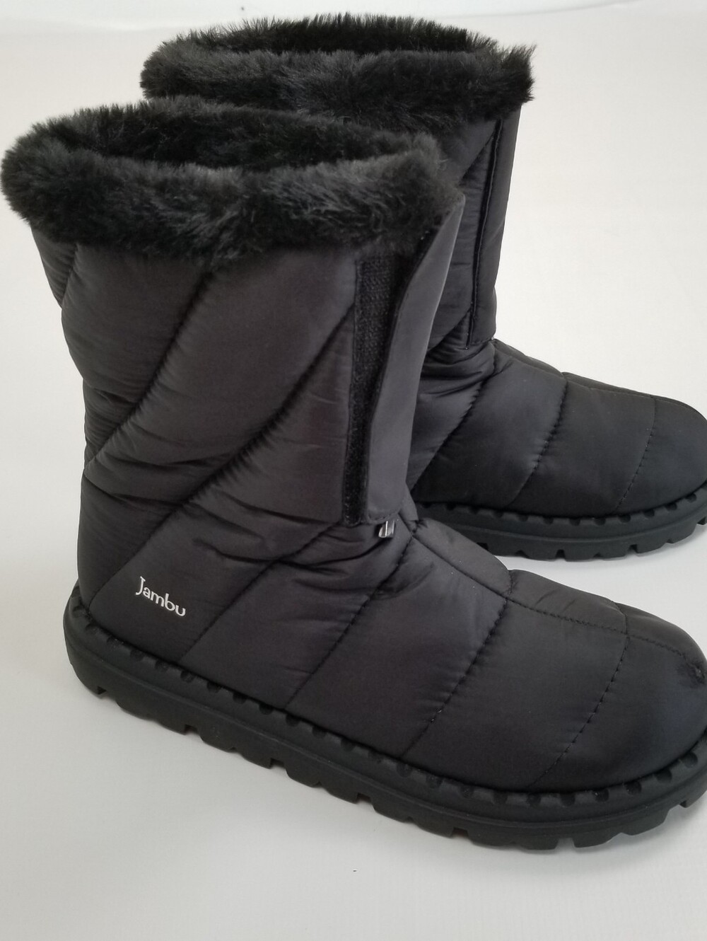 Jambu Icicle Water Resistant Boots Faux Fur Lining Size 9